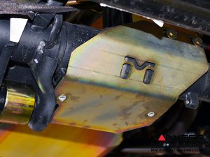 Jeep Wrangler JL Front Axle Disconnect Skid Plate System/Stabilizer Relocation 